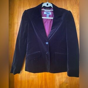 Black Velvet Women's Blazer